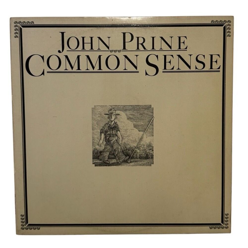 JOHN PRINE “Common Sense” LP/Atlantic SD 18127 1975 Vinyl Record